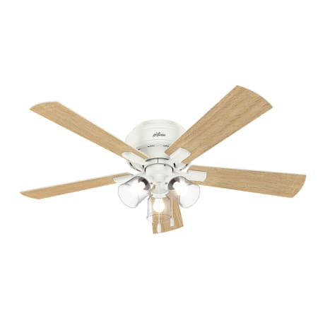 Hunter Crestfield 52" 5 Blade LED Indoor Ceiling Fan Fresh White
