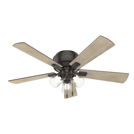 Hunter Crestfield 52" 5 Blade LED Indoor Ceiling Fan Noble Bronze