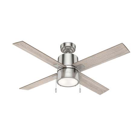 Hunter Beck 52" 4 Blade Indoor LED Ceiling Fan Brushed Nickel
