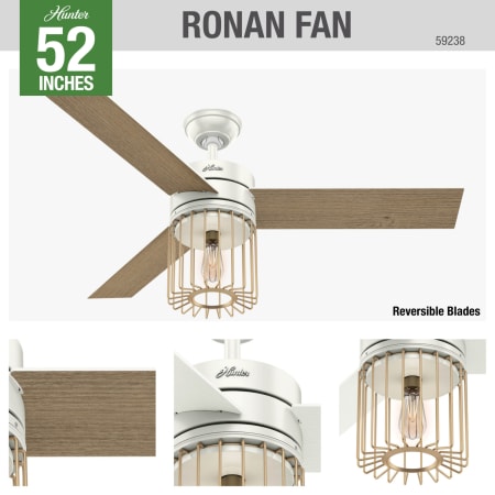 Hunter 59238 Ronan Ceiling Fan Details