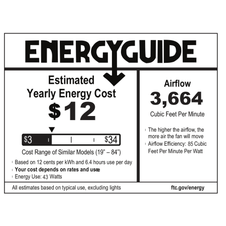 Hunter 59257 Cranbrook Energy Guide