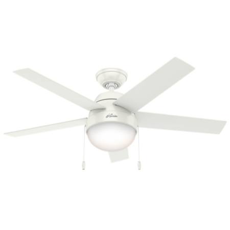 Hunter Anslee 46" 5 Blade Indoor LED Ceiling Fan Fresh White