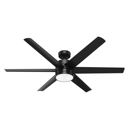 Hunter Solaria 60" 6 Blade Indoor / Outdoor LED Ceiling Fan with Wall Control Matte Black