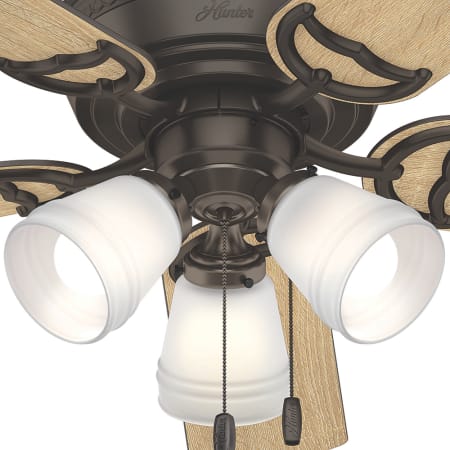 Hunter-Prim 52 Low Profile-Zoom Detail
