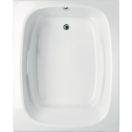Hydrosystems Alexis 60" Drop In Acrylic Air Tub with Reversible Drain, Drain Assembly, and Overflow White