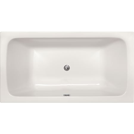 Hydrosystems Carrera 66" Drop In Hydroluxe SS Air Tub with Center Drain, Drain Assembly, and Overflow Matte White