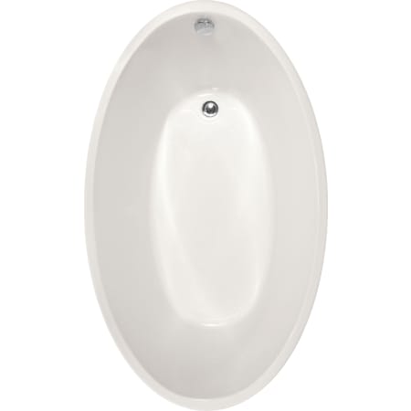 Hydrosystems Carli 72" Drop In Acrylic Air Tub with Reversible Drain, Drain Assembly, and Overflow White