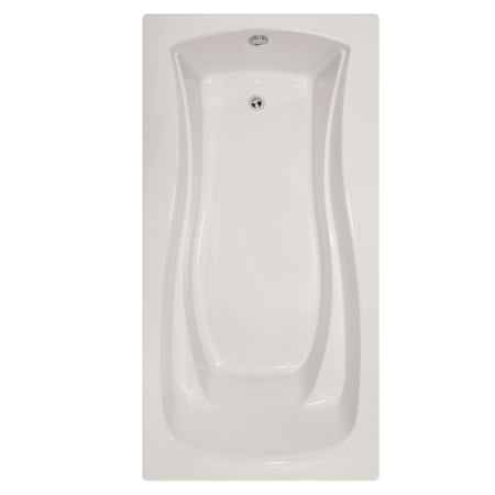 Hydrosystems Charlotte 72" Drop In Acrylic Air Tub with Reversible Drain, Drain Assembly, and Overflow White