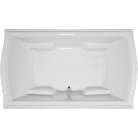 Hydrosystems Debra 72" Drop In Acrylic Soaking Tub with Center Drain White