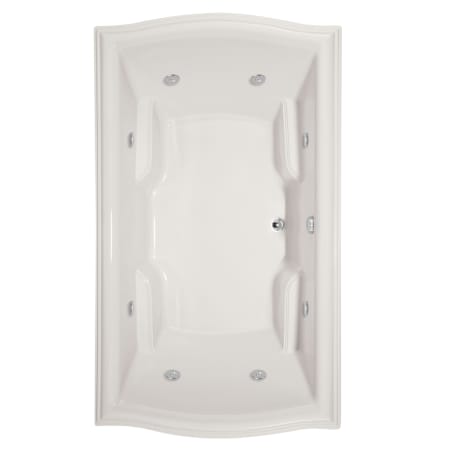 Hydrosystems Debra 72" Drop In Acrylic Whirlpool Tub with Center Drain, Drain Assembly, and Overflow White