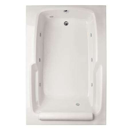Hydrosystems Duo 66" Drop In Acrylic Air / Whirlpool Tub with Reversible Drain, Drain Assembly, and Overflow White