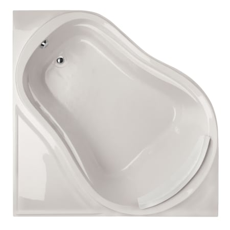 Hydrosystems Eclipse 64" Drop In Acrylic Air Tub with Right Drain, Drain Assembly, and Overflow White