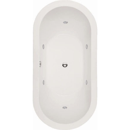 Hydrosystems Drop In or Undermount Acrylic Whirlpool Tub with Drain White