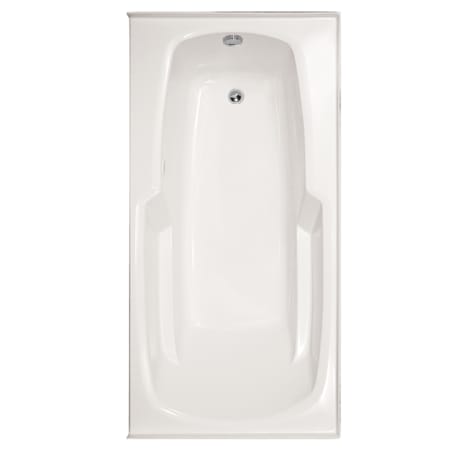 Hydrosystems Entre 66" Drop In Gel Coat Soaking Tub with Left Drain, Drain Assembly, and Overflow White