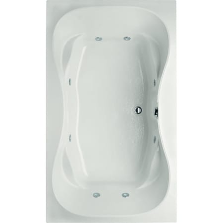 Hydrosystems Drop In or Undermount Acrylic Whirlpool Tub with Drain White