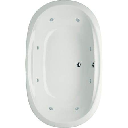 Hydrosystems Drop In or Undermount Acrylic Whirlpool Tub with Drain White