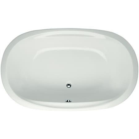 Hydrosystems Galaxie 66" Drop In Acrylic Air Tub with Center Drain, Drain Assembly, and Overflow White