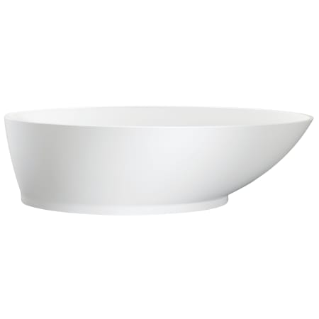 Hydrosystems Gateway 70" Free Standing Hydroluxe SS Soaking Tub with Center Drain, Drain Assembly, and Overflow Matte White