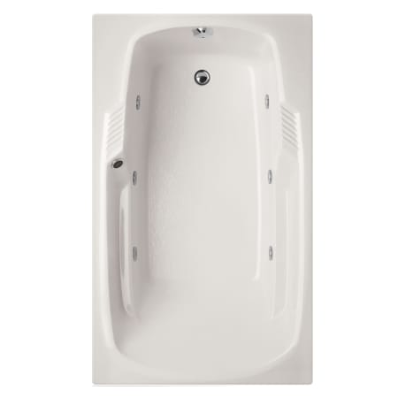 Hydrosystems Isabella 72" Drop In Acrylic Whirlpool Tub with Reversible Drain, Drain Assembly, and Overflow White