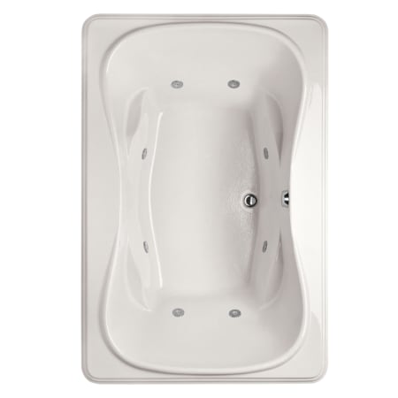 Hydrosystems Jennifer 72" Drop In Acrylic Air / Whirlpool Tub with Center Drain, Drain Assembly, and Overflow White