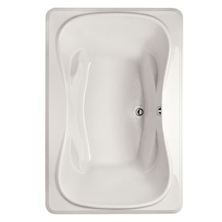 Hydrosystems Jennifer 72" Drop In Acrylic Soaking Tub with Center Drain, Drain Assembly, and Overflow White
