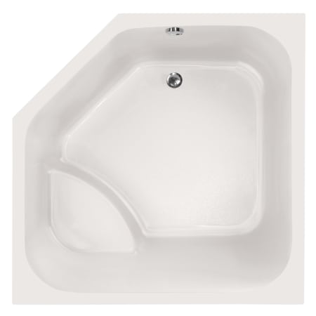 Hydrosystems Katarina 69" Drop In Acrylic Soaking Tub with Center Drain, Drain Assembly, and Overflow White