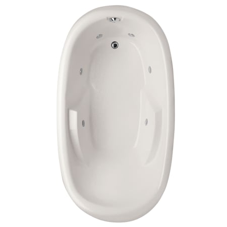 Hydrosystems Kimberly 66" Drop In Acrylic Whirlpool Tub with Reversible Drain, Drain Assembly, and Overflow White