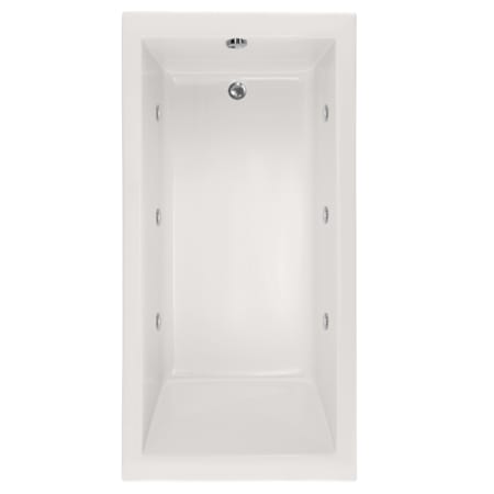 Hydrosystems Lacey 66" Drop In Acrylic Air / Whirlpool Tub with Reversible Drain, Drain Assembly, and Overflow White