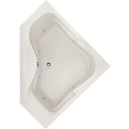 Hydrosystems Lara 60" Drop In Acrylic Air / Whirlpool Tub with Center Drain, Drain Assembly, and Overflow White
