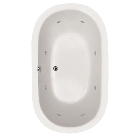 Hydrosystems Liliana 66" Drop In Acrylic Air / Whirlpool Tub with Center Drain, Drain Assembly, and Overflow White