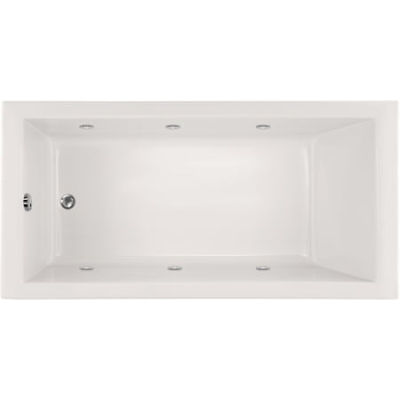 Hydrosystems Lindsey 60" Drop In Acrylic Whirlpool Tub with Reversible Drain, and Overflow White