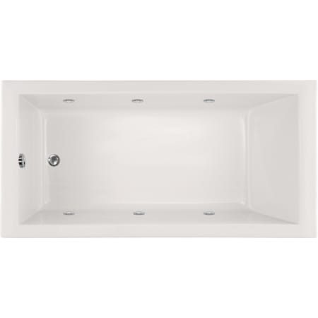 Hydrosystems Lindsey 72" Drop In Acrylic Whirlpool Tub with Reversible Drain, and Overflow White