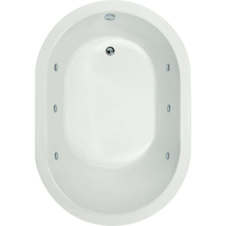 Hydrosystems Drop In or Undermount Acrylic Whirlpool Tub with Drain White