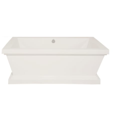 Hydrosystems Davinci 70" Free Standing Acrylic Air Tub with Center Drain, Drain Assembly, and Overflow White