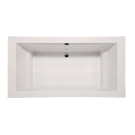 Hydrosystems Mellenie 70" Drop In Acrylic Air Tub with Center Drain, Drain Assembly, and Overflow White