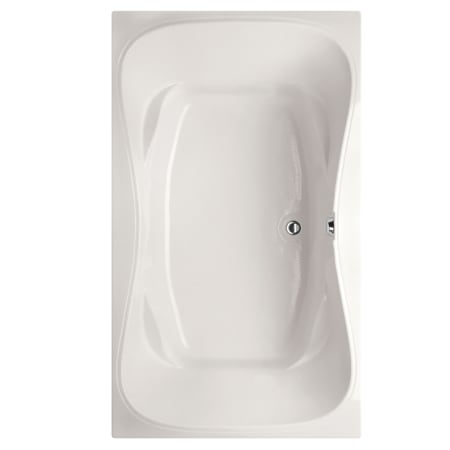 Hydrosystems Monterey 60" Drop In Acrylic Air Tub with Center Drain, Drain Assembly, and Overflow White