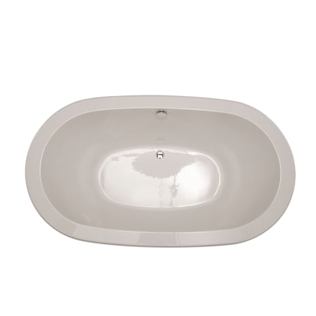 Hydrosystems Noelle 70" Drop In Acrylic Soaking Tub with Center Drain, Drain Assembly, and Overflow White