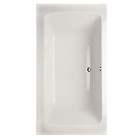 Hydrosystems Rachael 66" Drop In Acrylic Air Tub with Center Drain, Drain Assembly, and Overflow White