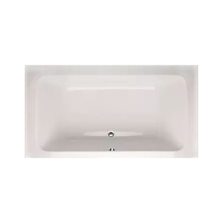 Hydrosystems Rachael Drop In Acrylic Soaking Tub with Center Drain - Includes Drain Assembly White