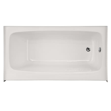 Hydrosystems Regan 60" Three Wall Alcove Acrylic Air Tub with Right Drain, and Overflow White