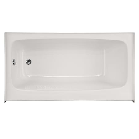 Hydrosystems Regan 66" Three Wall Alcove Acrylic Air Tub with Left Drain, and Overflow White