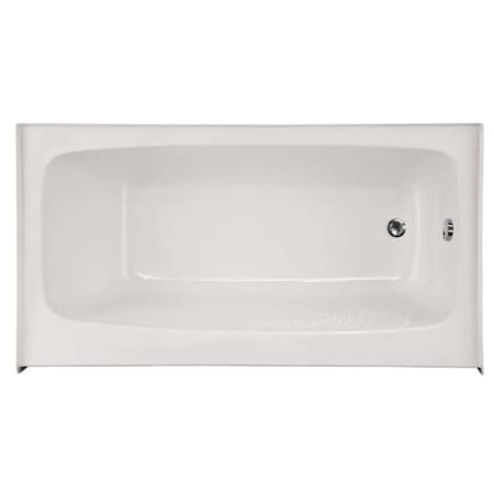 Hydrosystems Regan Three Wall Alcove Acrylic Soaking Tub with Right Drain White