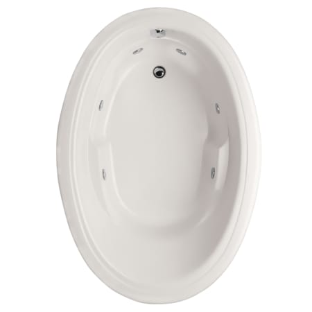 Hydrosystems Riley 60" Drop In Acrylic Whirlpool Tub with Reversible Drain, Drain Assembly, and Overflow White