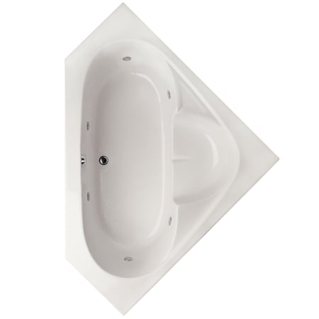Hydrosystems Rincon 59" Drop In Acrylic Air / Whirlpool Tub with Center Drain, Drain Assembly, and Overflow White