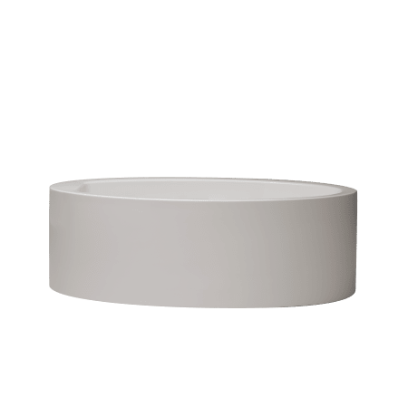 Hydrosystems Aubry 60" Free Standing Acrylic Soaking Tub with Reversible Drain and Overflow White