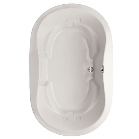 Hydrosystems Savannah 74" Drop In Acrylic Air Tub with Center Drain, Drain Assembly, and Overflow White