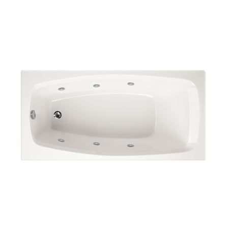 Hydrosystems Solitude 60" Drop In Acrylic Air / Whirlpool Tub with Reversible Drain, Drain Assembly, and Overflow White