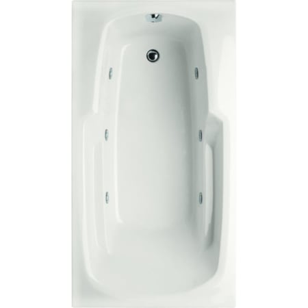 Hydrosystems Solo 60" Drop In Acrylic Soaking Tub with Reversible Drain White