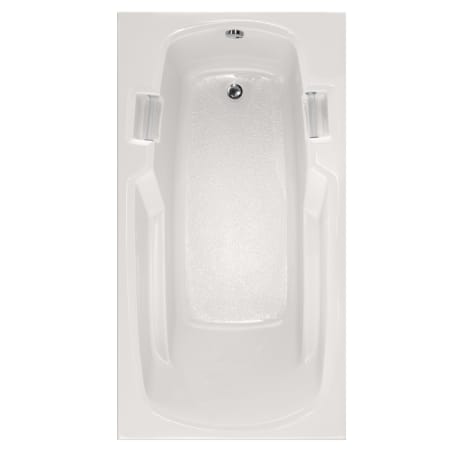 Hydrosystems Studio 60" Drop In Acrylic Soaking Tub with Reversible Drain, and Overflow White
