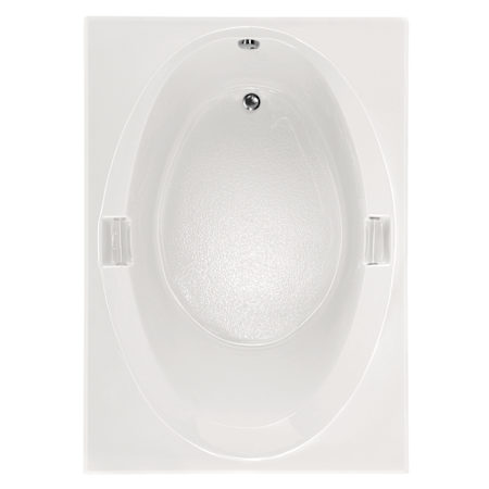 Hydrosystems Studio 60" Drop In Acrylic Air Tub with Reversible Drain, and Overflow White